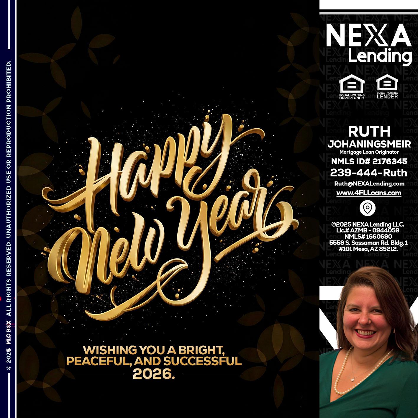 HAPPY NEW YEAR - Ruth Johaningsmeir -Mortgage Loan Originator