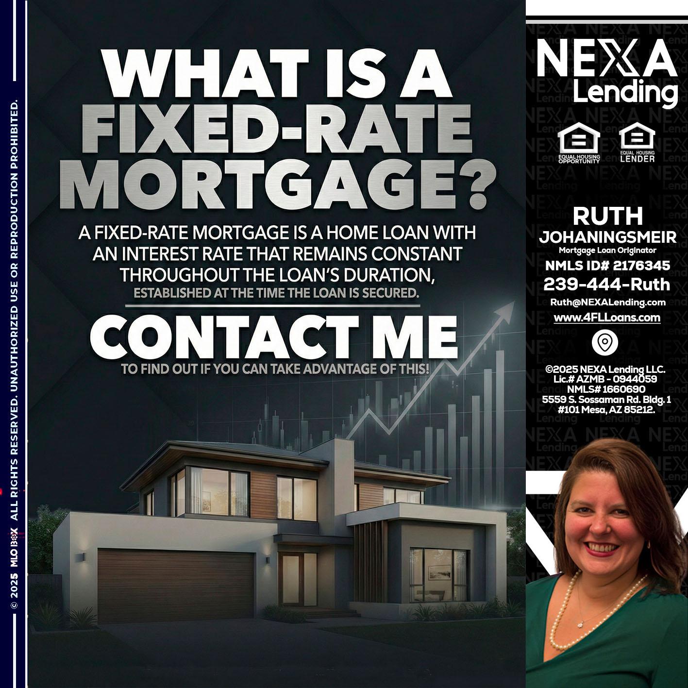 WHAT IS A - Ruth Johaningsmeir -Mortgage Loan Originator