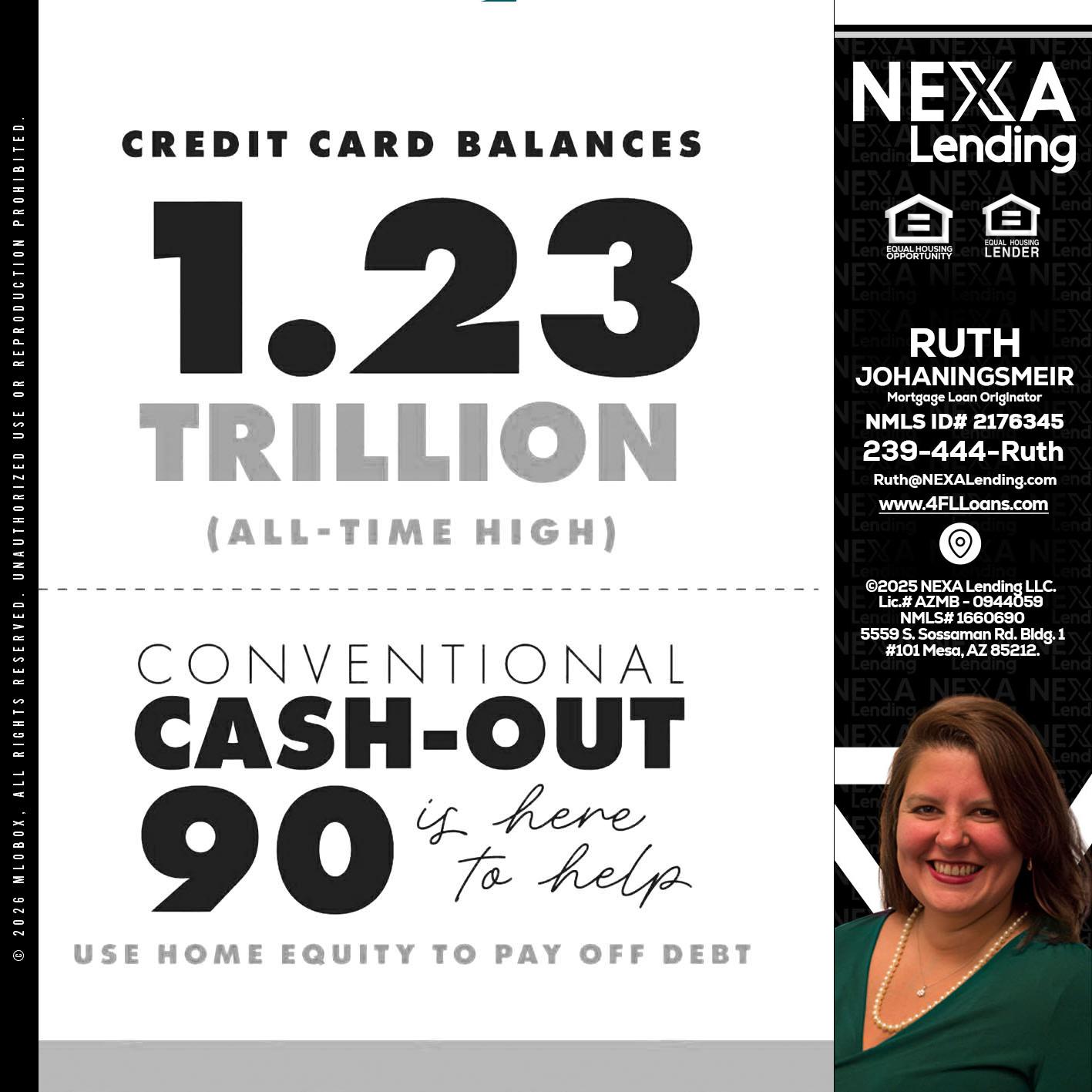 CREDIT CARD BALANCE - Ruth Johaningsmeir -Mortgage Loan Originator