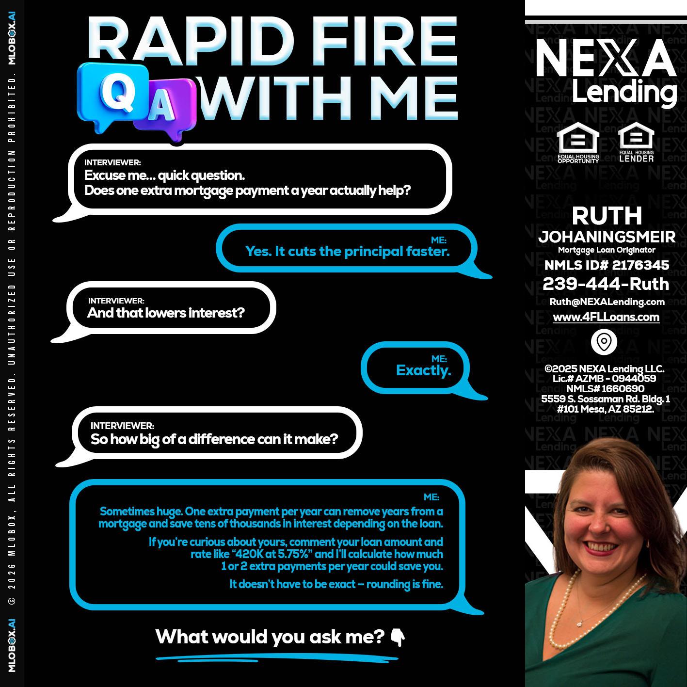 RAPID Q&A - Ruth Johaningsmeir -Mortgage Loan Originator